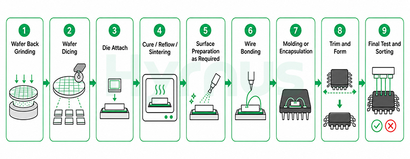 conventional semiconductor packaging process conventional semiconductor packaging process